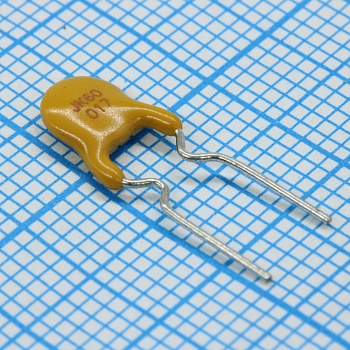 JK60-017 - Предохранитель самовосстанавливающийся 60В 40A 0.17А(удержание) 0.34А(отключение) 5сек 0.48Вт 2Ом перед отключением