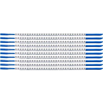 brd313014 - SCN-07-E клипсы, легенда "Е", нейлон, для провода диаметром 1.9-2.4мм, 300 шт. в упак.