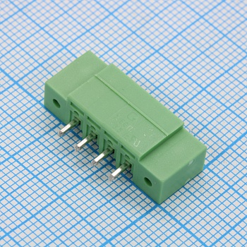 15EGTVM-3.5-04P-14-00 - Разъемный клеммный блок на плату, 4 контакта. Серия 15EGTVM-3.5