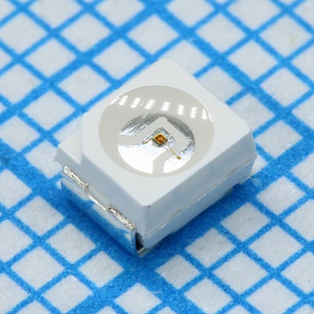 FM-3528HYK-589N - Светодиод smd 3,5х2,8мм/желтый/589нм/500-900мкд/прозрачный/110°