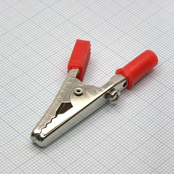 крокодил   8005 RED (1229) - зажим типа крокодил