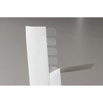 brd16101 - LAM-2-103 ламинационные этикетки, полиэстер B-103, цвет-прозрачный, размер 25,4х6,35мм, 5000 шт/рул.