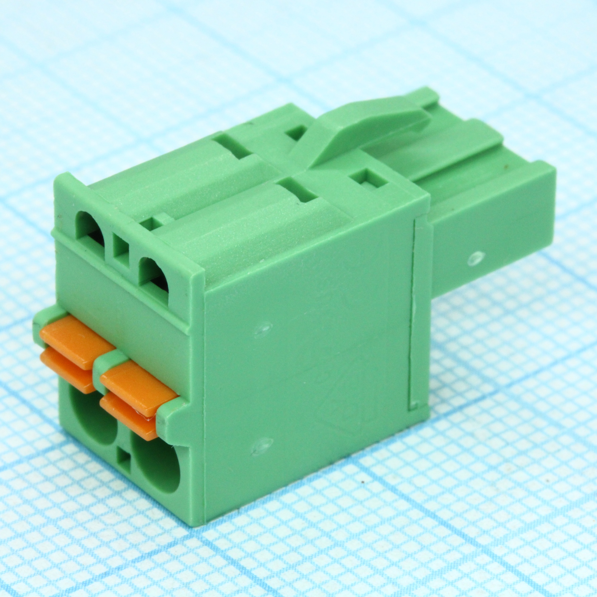 2EDGKDF-5.08-02P-14-00A(H) - Нажимной безвинтовой клеммный блок 2 контакта серия 2EDGKDF-5.08