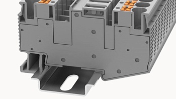 Клемма для подключения модулей DS6-TG-01P-11 - Клемма для подключения модулей, тип фиксации провода: Push-in, номинальное сечение: 6 мм кв., 20A, 500V, ширина: 8,2 мм, цвет: серый, втычная перемычка, тип монтажа: DIN35