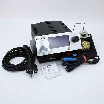 0IC1100VCV - Одноканальная антистатическая микропроцессорная паяльная станция i-CON 1V с термопинцетом CHIP TOOL VARIO 0460MDJ с возможностью подключения различных инструментов