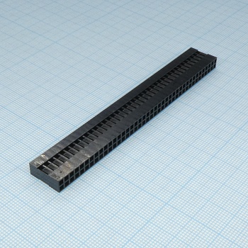 DS1071-2X40FCB - розетка на кабель 2,54мм 2ряда