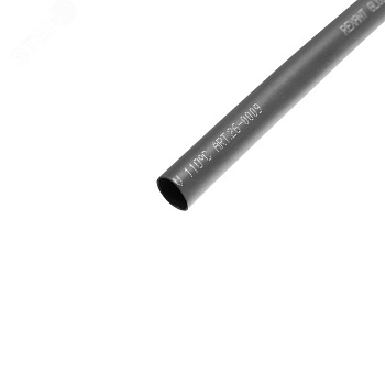 Трубка термоусадочная СТТК (3:1) 9/3 черная - двустенная клеевая, 1 метр, не поддерживает горение