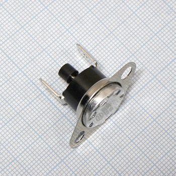 KSD301T 80С 250В 16А - термостат, LBVL нормально замкнутые с кнопкой (ручной сброс)