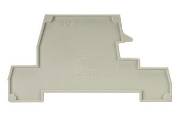 Крышка бок. API 4/2 - Крышка боковая, для клемм WKI 4/2..., цвет: серый