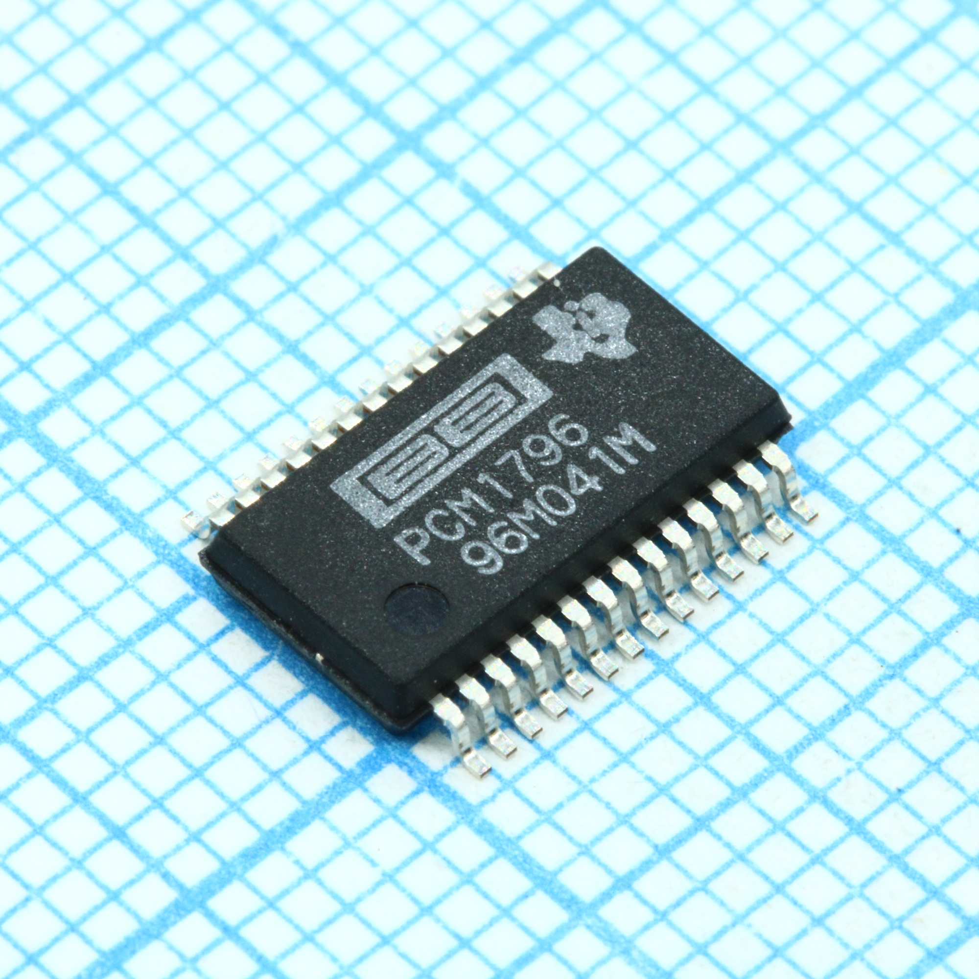 PCM1796DBR - ЦАП 24-бит стерео (аудио) 192кГц 28-SSOP