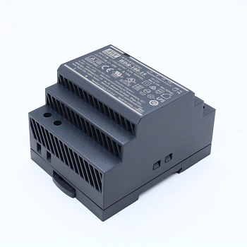 HDR-100-15 - AC-DC, 92Вт, вход 85...264 В AC 47...63Гц/120...370В DC, выход 15В/6.13А, рег. выхода 15…17В, изоляция 3000В AC, в кожухе на DIN-рейку, 70х90х54.5мм, -30...+70°С