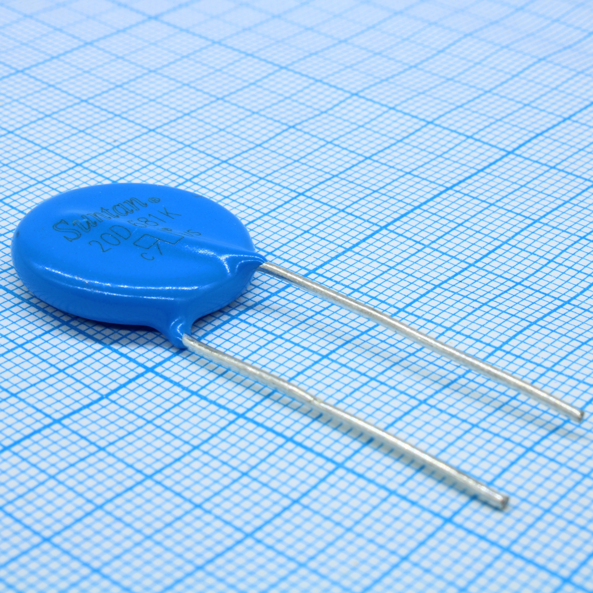 TSV20D681K - Var MOV 420VAC/560VDC 6500A 720V 1Вт Radial Bulk