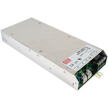 RSP-1000-24 - AC-DC, 960Вт, вход 90…264V AC, 47…63Гц /127…370В DC, выход 24В/0…40A, рег. вых=±10%Uном,  изоляция 3000В AC, в корпусе 295х127х41мм, -20…+60°С