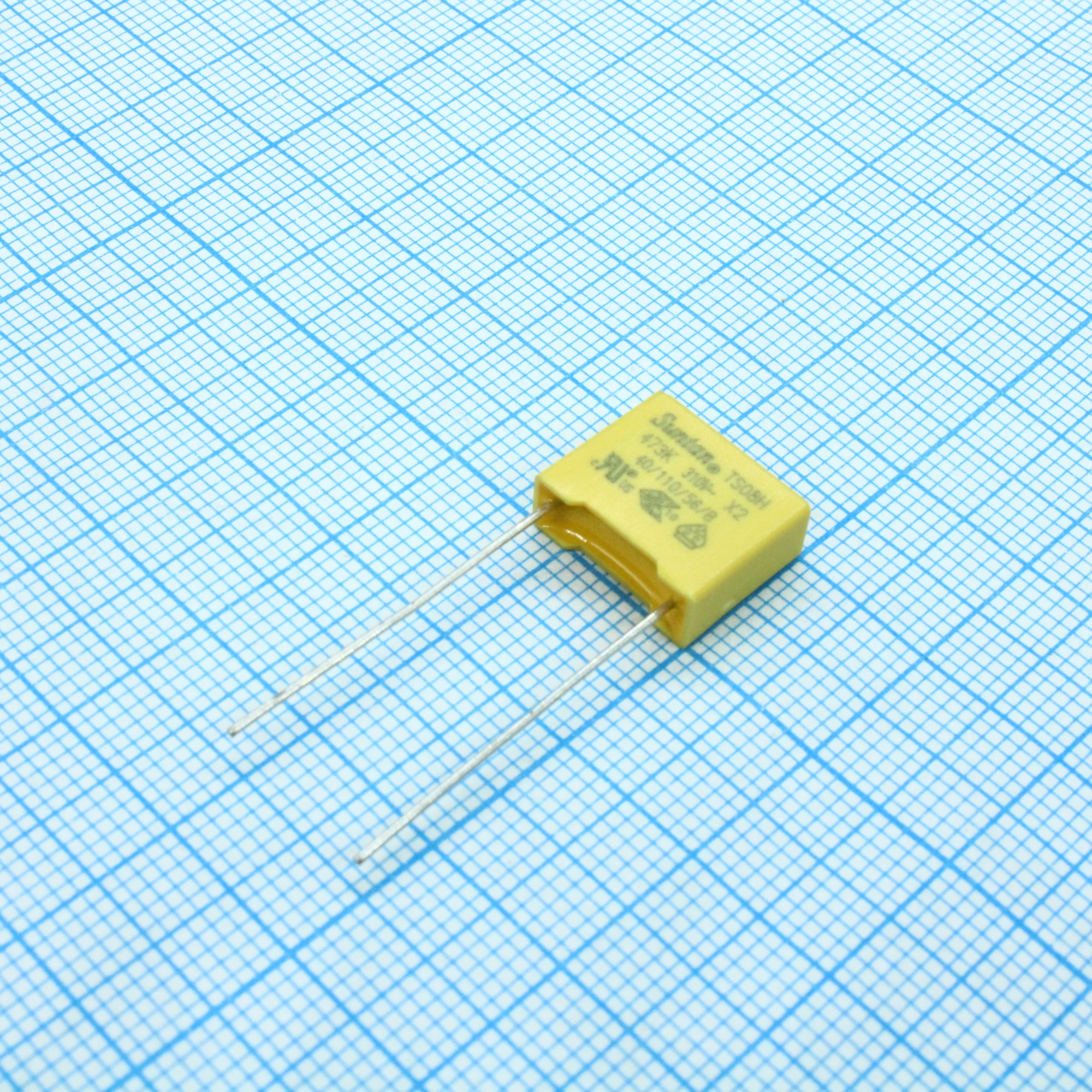 TS08H0A9473KBB0D0R - Конденсатор пленочный помехоподавляющий X2 0.047мкФ 310В переменного тока ±10% радиальный -40°С....+110°C