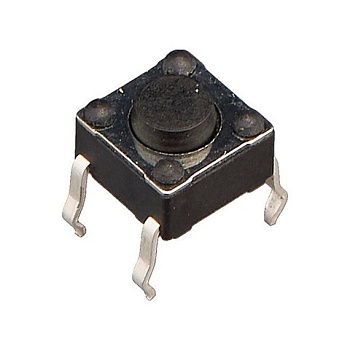 L-KLS7-TS6601-5.0-180 - Кнопка тактильная 6х6мм, h=5мм нажатие 180гр