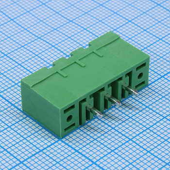 2EDGVM-5.08-03P-14-100A(H) - Разъемный клеммный блок на плату, 3 контакта. Серия 2EDGVM-5.08