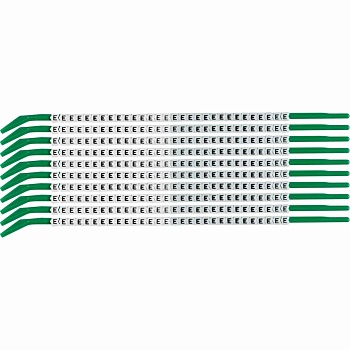 brd313164 - SCN-09-E клипсы, легенда "E", нейлон, для провода диаметром 2.5-3.0мм, 300 шт. в упак.