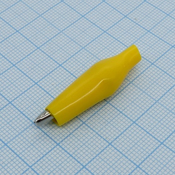 крокодил   8001  Yellow(1225) - зажим типа крокодил