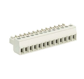Розетка Wiecon 8513 B / 13 - Розеточный разъем, угловой, на кабель, шаг 3,5 мм, 13 полюсов, номинальное сечение: 1,5 мм кв., винтовая фиксация провода, 250V, 8А, с маркировкой, цвет: серый, серия 8513 B Розетка Wiecon 8513 B / 13 - Розеточный разъем, угловой, на кабель, шаг 3,5 мм, 13 полюсов, номинальное сечение: 1,5 мм кв., винтовая фиксация провода, 250V, 8А, с маркировкой, цвет: серый, серия 8513 B