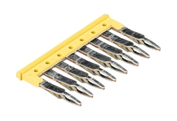 Соед. мостик IVB WKMF 2,5-8 - Соединительная перемычка, для установки в зажимную клетку, изолированный, 8 полюсов, для клемм: WKMF 2,5/15