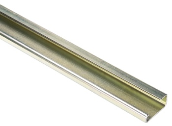 Рейка 98.190.0000.0 - Монтажная рейка G 32 (32 x 15 мм), согласно DIN EN 60 715, длина 2 м, оцинкованная и хромированная сталь.