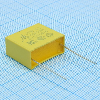 JFW0A9105K225000B - Конденсатор помехоподавляющий X2  1мкФ 310В переменного тока ±10% (26x21.5x12мм) радиальный 22.5мм, -40…+110°C