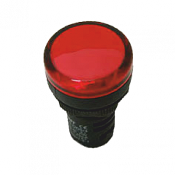 Индикатор ND16-22D/2 красн. AC/DC 230В CHINT 593075 - Лампа сигнальная d22-230V красн
