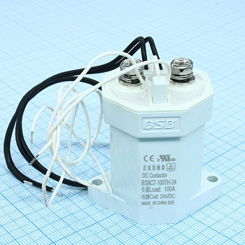 BSBC7-100TH-24 - Контактор постоянного тока 1000 В, 100 A, Uупр 24 В