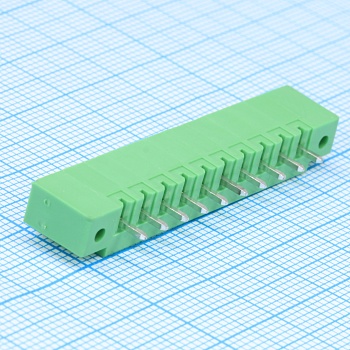 15EDGVM-3.81-10P-14-00A(H) - Разъемный клеммный блок на плату, 10 контактов. Серия 15EDGVM-3.81