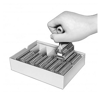 Ручка для монтажа клемм 05.594.5853.0 - Инструмент для быстрого монтажа клемм WK 2,5