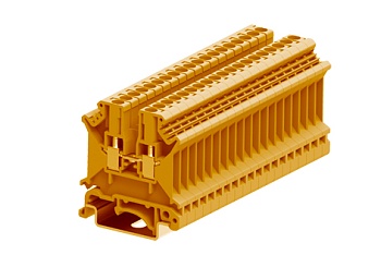 Проходная клемма 303992 - Проходная клемма, SUK2.5, тип фиксации провода: винтовой, номинальное сечение: 2,5 мм кв., 24A, 800V, ширина: 5,1 мм, цвет: синий, тип монтажа: DIN 35