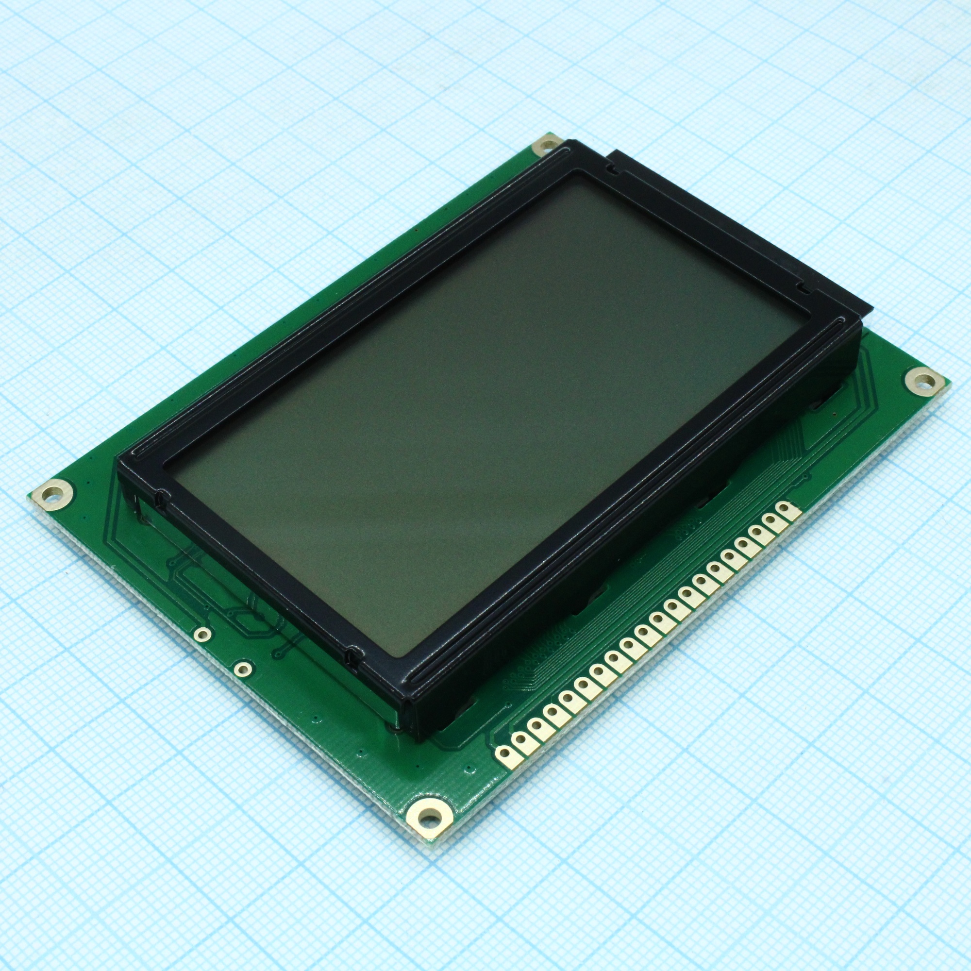 WG12864A-TGH-V#N - ЖКИ графич, 128 x 64, STN Серый Positive/Transfl, подсв. LED Белая, 6 o`cl, -20...+70 С