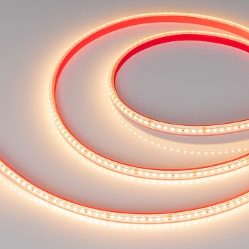 Лента герметичная RTW-PS-A160-10mm 24V Warm2700(12 W/m, IP67, 2835, 50m) 024560(2) - Светодиодная лента (монтажная бобина 50м) RTW-PS-A160, герметичная (PS-силиконовая экструзия). Светодиоды 2835, 160 шт/м (8000 шт на 50 м), белая плата, ширина 10 мм, ско