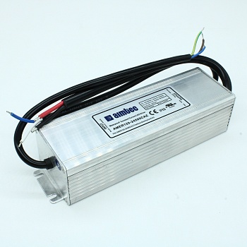 AMER120-24500CAZ - AC-DC led, 120Вт, выход DC 12...24В, Iстаб=5000мА, стаб. тока/стаб.напр., IP68, вход AC 90...305В, DC 120...430В, PFC,  КПД 85%, изоляция 3750В AC, в корпусе, -55...+85°С