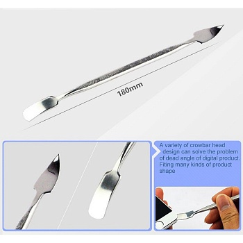 Набор инструментов JM-OP07 - Для открывания корпусов гаджетов. Двухсторонние лопаточки выполнены из качественной, гибкой, немагнитной стали.