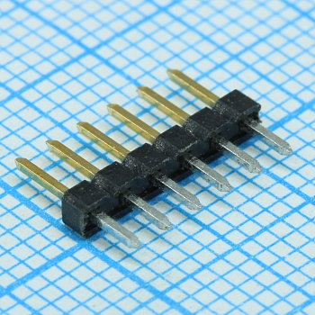 2355182-6 - Соединитель плата-плата 6 контактов 1 ряд шаг 2мм