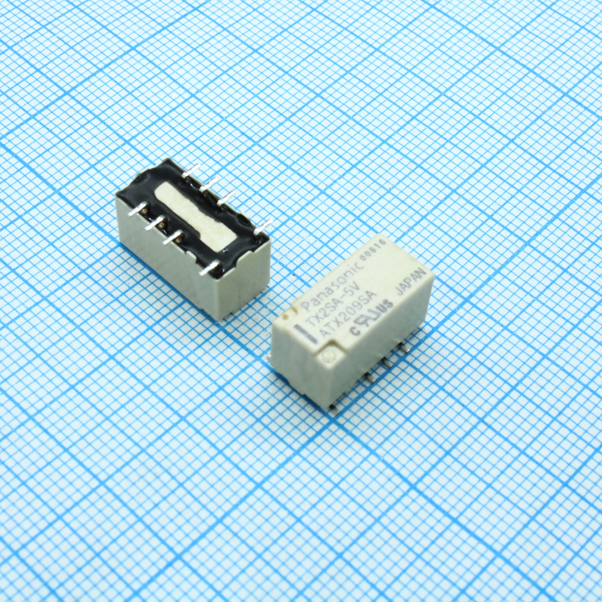 TX2-SA-5V - Реле сигнальное две группы на переключение моностабильное для поверхностного монтажа