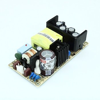 RPS-60-5 - AC-DC med, 50Вт, вход 90…264V AC, 47…63Гц /127…370В DC, выход 5В/10A, рег. вых -5…+10%Uном, изоляция 4000V AC, открытая плата 101,8х50,8х28мм, -20…+70°С