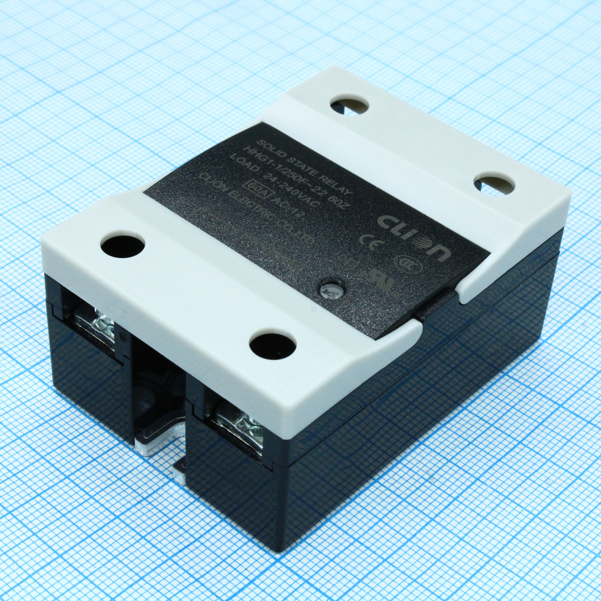 HHG1-1/250F-22-60A - Реле 90-250VAC, 60A/240VAC (zero-cross)