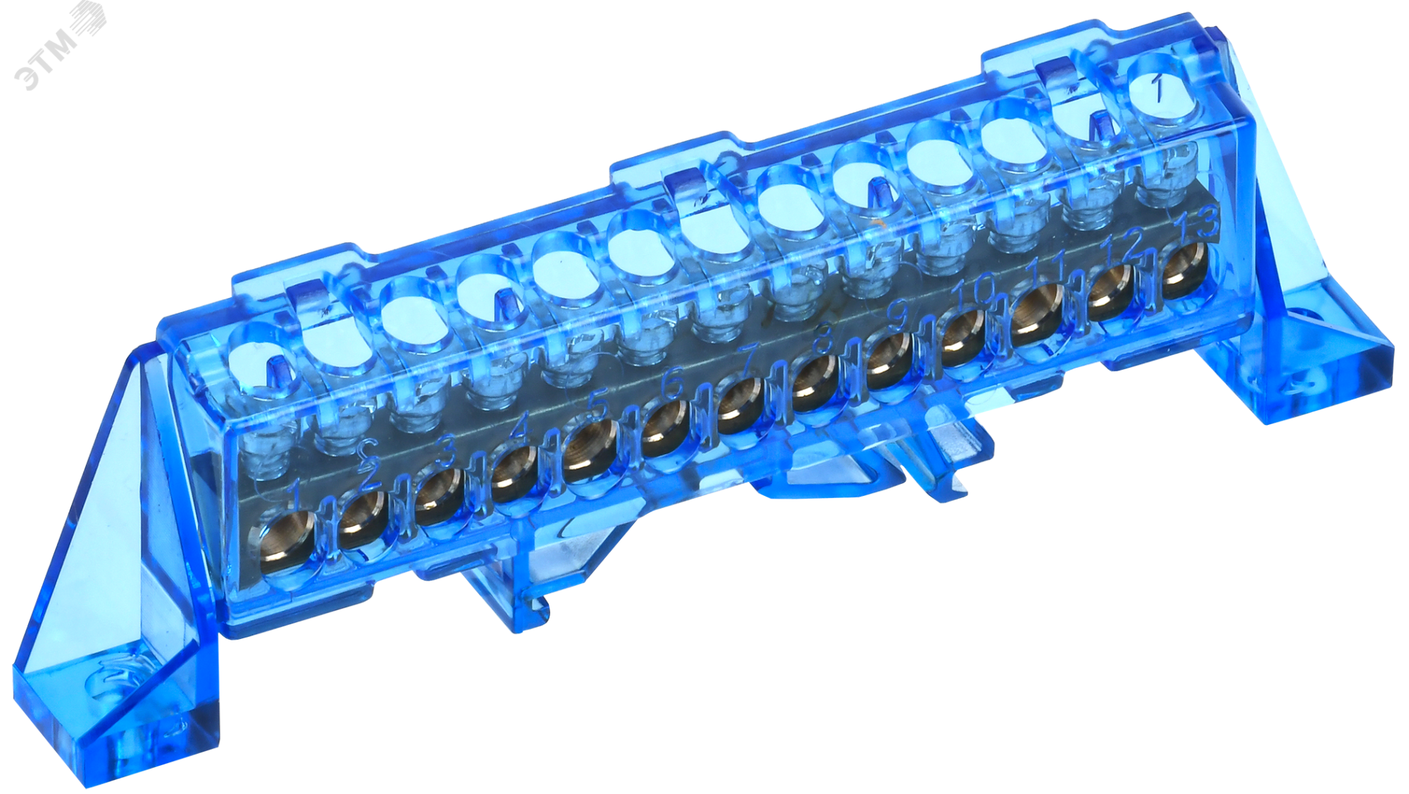 TEKFOR Шина N ноль в комбинированном DIN-изоляторе Стойка 6х9-13-С IEK TF-NN10-13-DP-K07