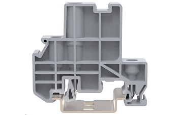 Концевой стопор 215207 - Концевой стопор на рейку DIN35, тип зажима: винт, ширина: 10 мм, цвет: серый, пластик