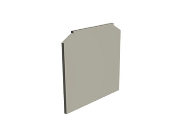 Крышка бок. 9701/10 - Крышка боковая, для клемм 9700 A/10 S35, цвет: серый