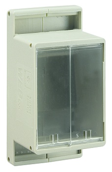 Корпус 87.030.0053.0 - Корпус для РЭА, с универсальным креплением, без печатной платы, габариты корпуса, Ш х В х Г (мм): 48 x 42 x 96, габариты платы, Ш х В х Г (мм): 93 x 45, цвет: серый, серия wiebox WEB 3