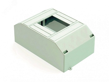 Корпус навесной ЩРН-П-2/4 12.5х7.8х5.8 2-4мод. IP30 пластик. бел. 31031DEK