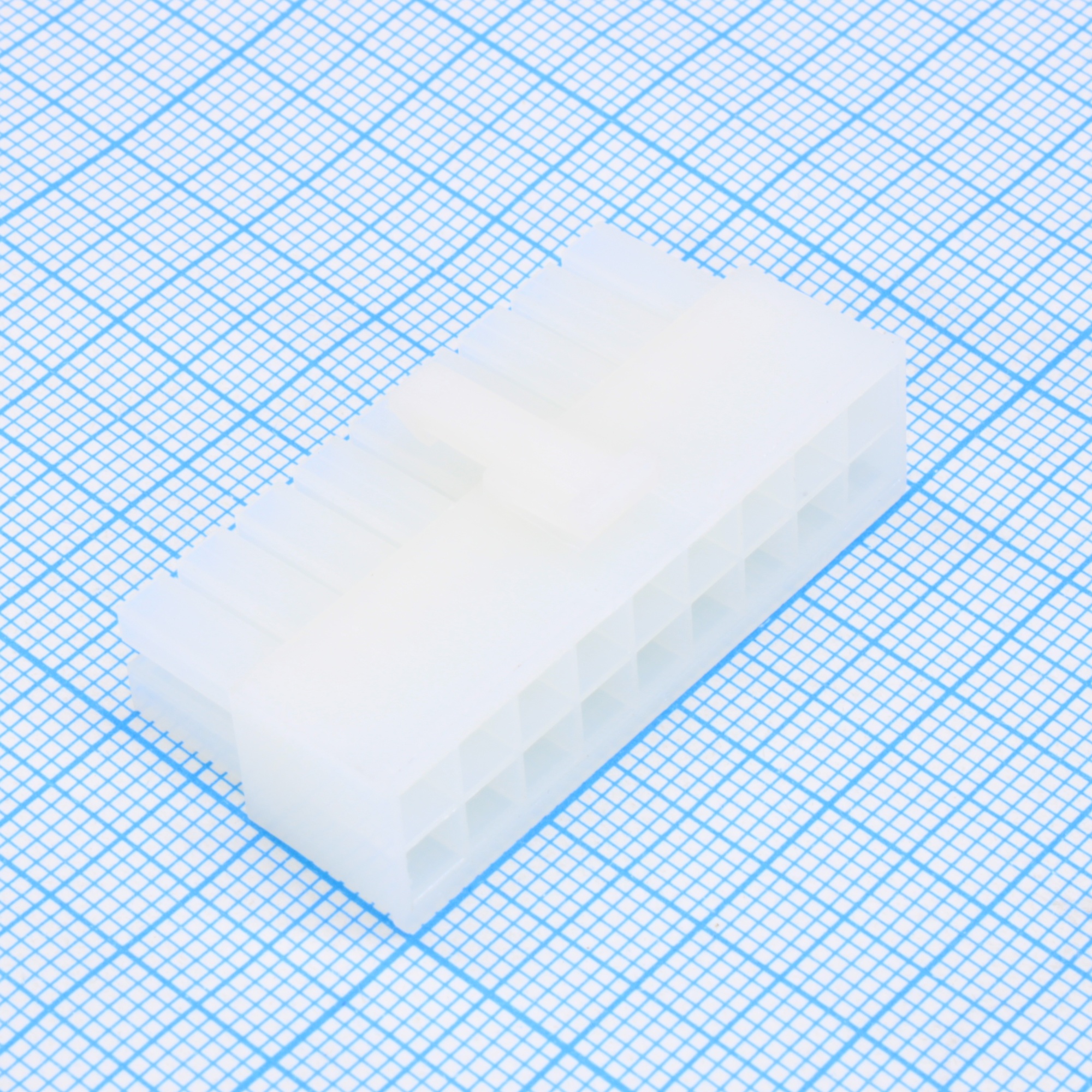 I-DS1073-02-SCT02X9 - Корпус разъема розетка 2х9 контактов шаг 4.2мм на кабель