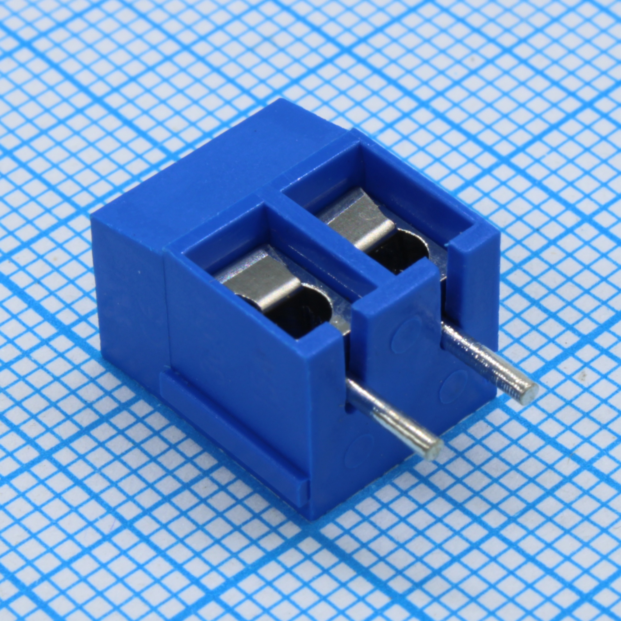 GT300-5.0-02P-12-00 - Винтовой клеммный блок с защитой провода, 2 контакта. Серия GT300-5.0