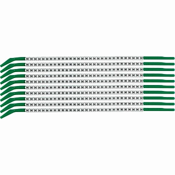 brd313167 - SCN-09-H клипсы, легенда "H", нейлон, для провода диаметром 2.5-3.0мм, 300 шт. в упак.