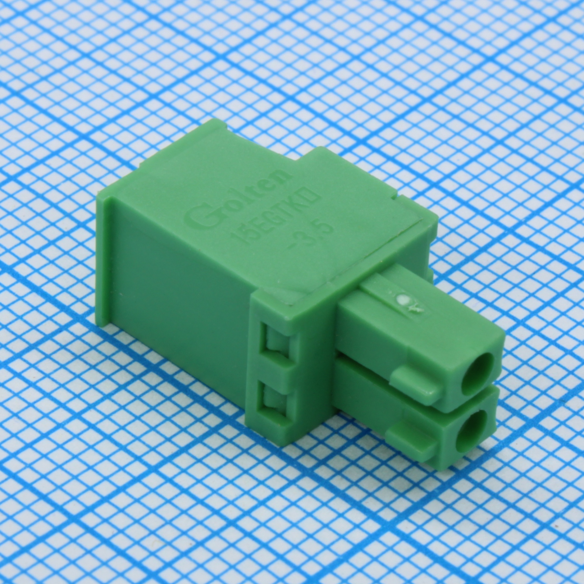 15EGTKB-3.5-02P-14-00 - Разъемный клеммный блок, 2 контакта. Серия 15EGTKB-3.5