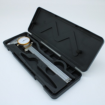 Штангенциркуль стрелочный 150мм - Высокая точность измерения с шагом 0.02мм, закаленная сталь