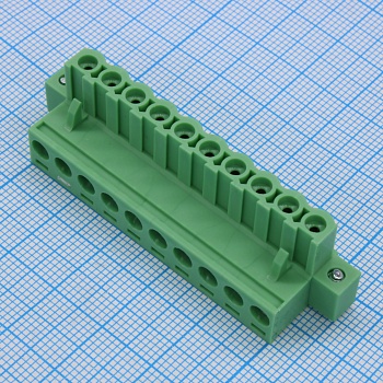 2EGTKM-5.08-10P-14-00 - Разъемный клеммный блок, 10 контактов шаг 5.08мм